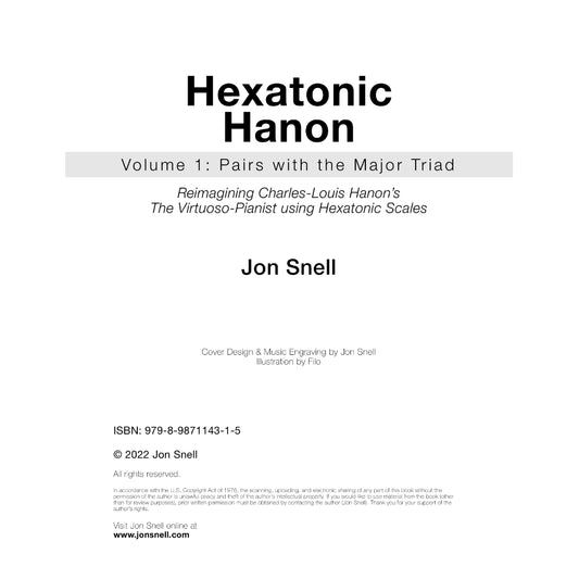 Hexatonic Hanon: Volume 1