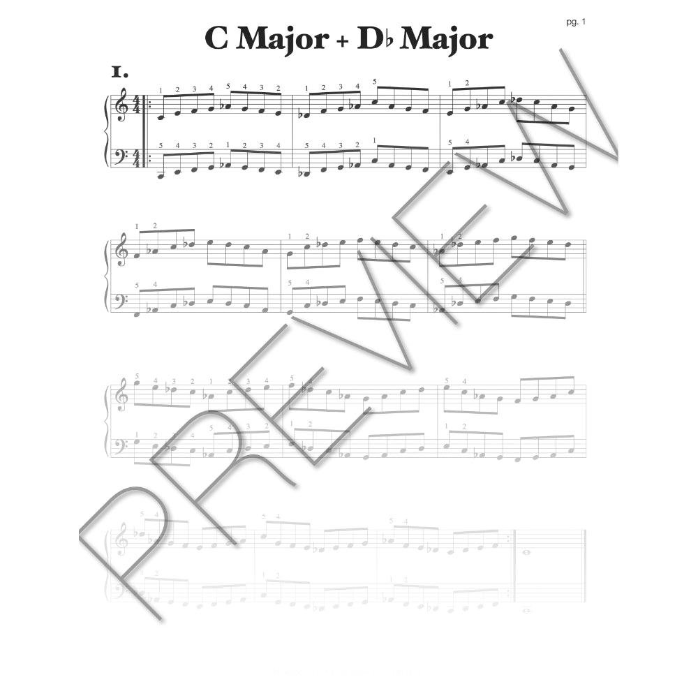 Hexatonic Hanon: Volume 1