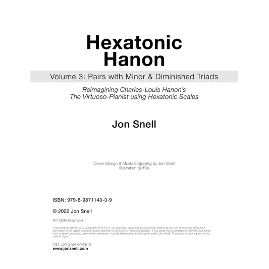 Hexatonic Hanon: Volume 3
