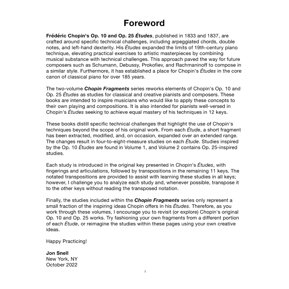 Chopin Fragments: Volume 2